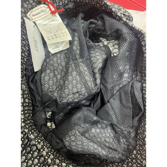 ALEXANDER MCQUEEN 'DOTS SKULL' Mens SWIMWEAR Size Small Designer Swim Trunks - Picture 7 of 9